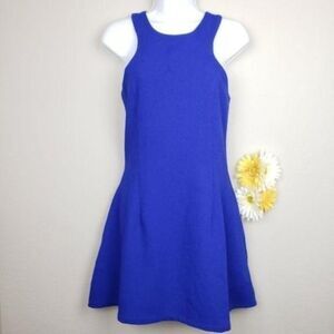 Akira Chicago royal blue halter mini dress size medium
